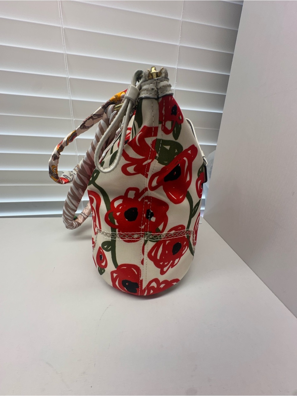 Coach Poppy Floral Hallie Tote - Picture 5 of 11